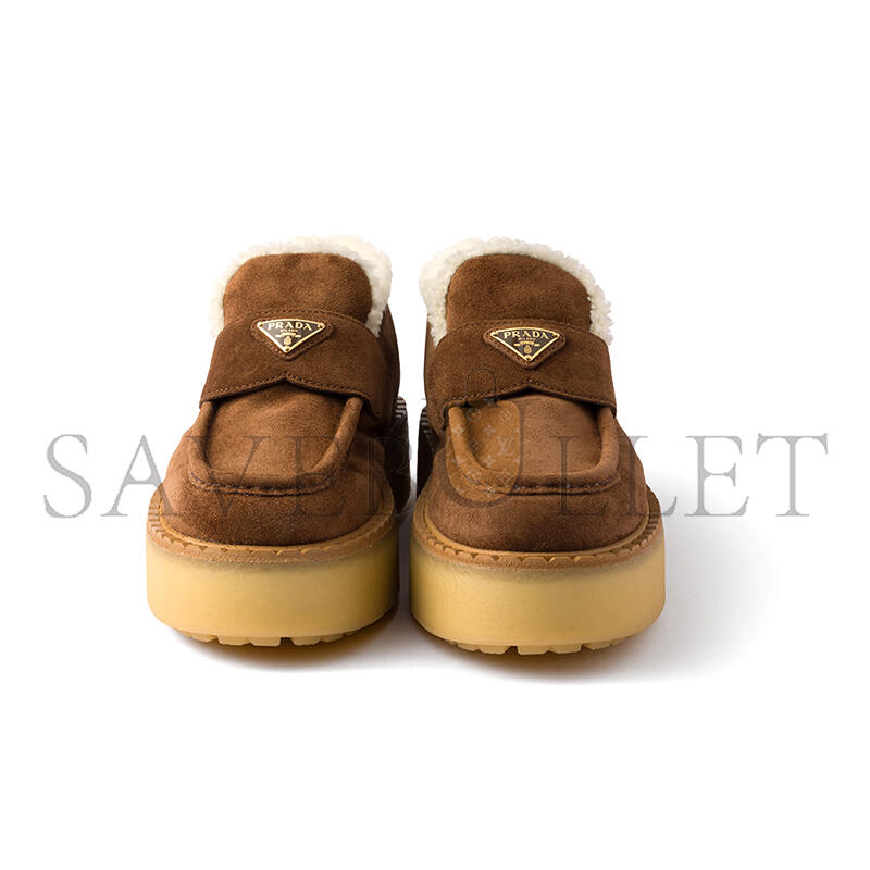 PRADA SUEDE LOAFERS 1D717N